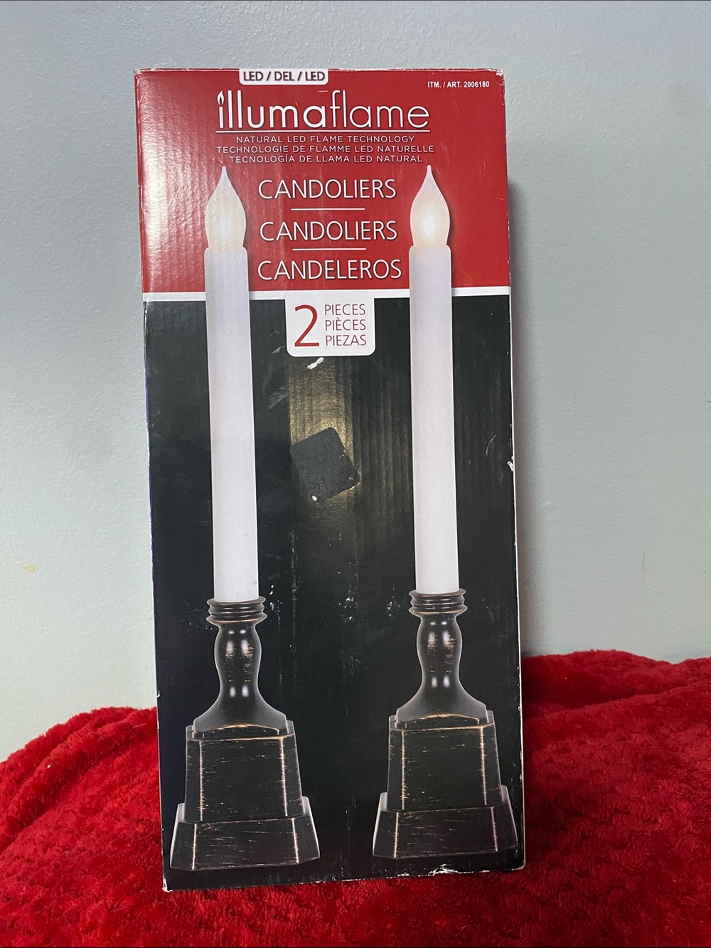 White LED Candoliers - Set of 2